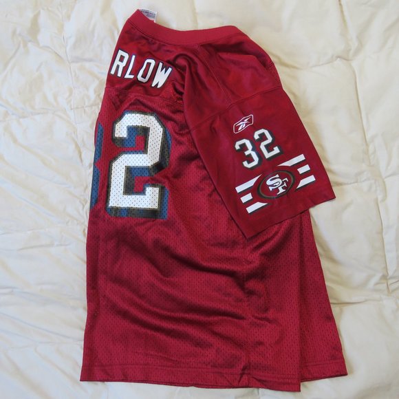 San Francisco 49er's, # 32 Barlow. NFL Red Mesh XL (Chest measures 40.5") - Picture 3 of 6